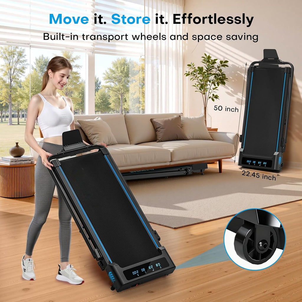 5 in 1 Incline Foldable Home Treadmill