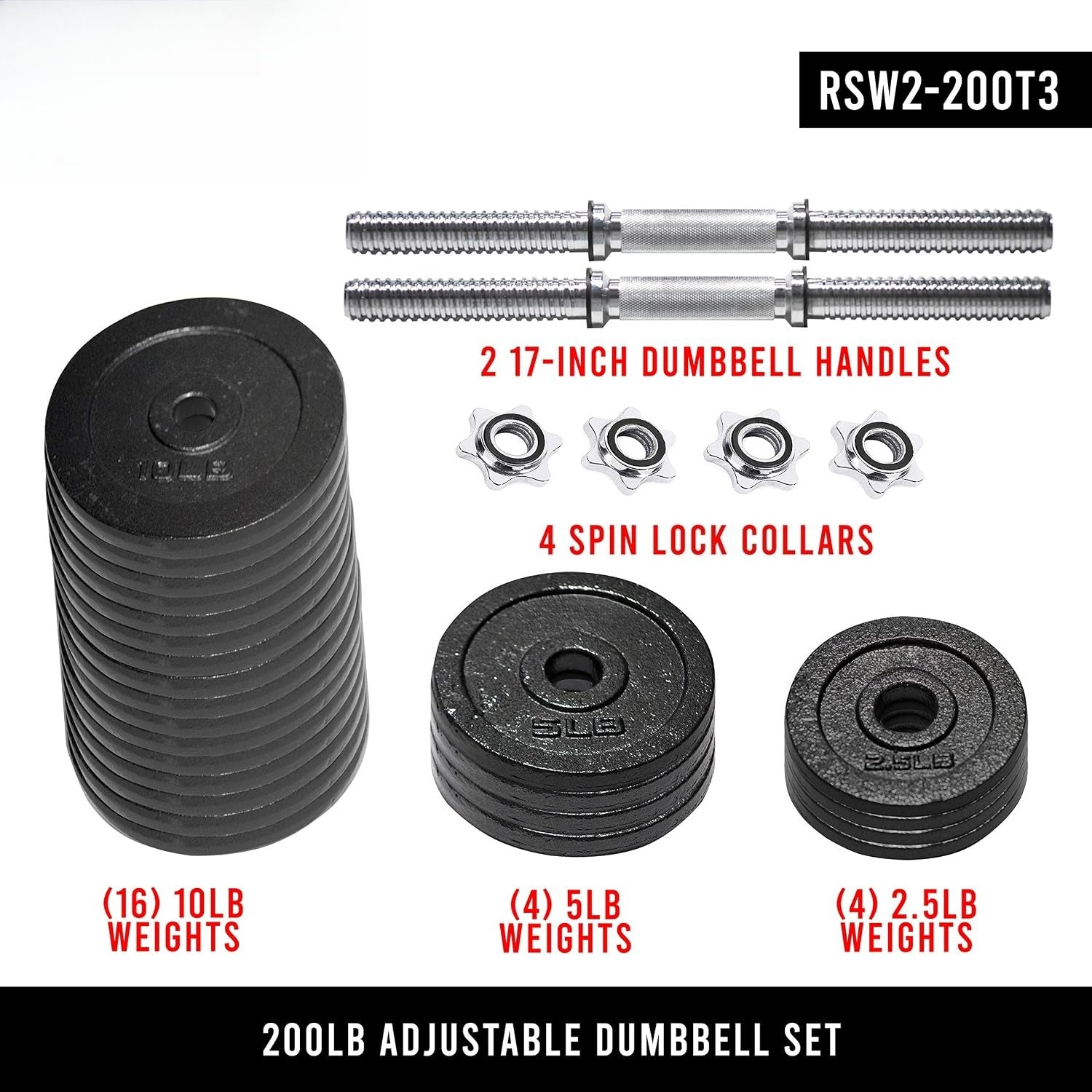 Adjustable Barbell Dumbbell Weight Set
