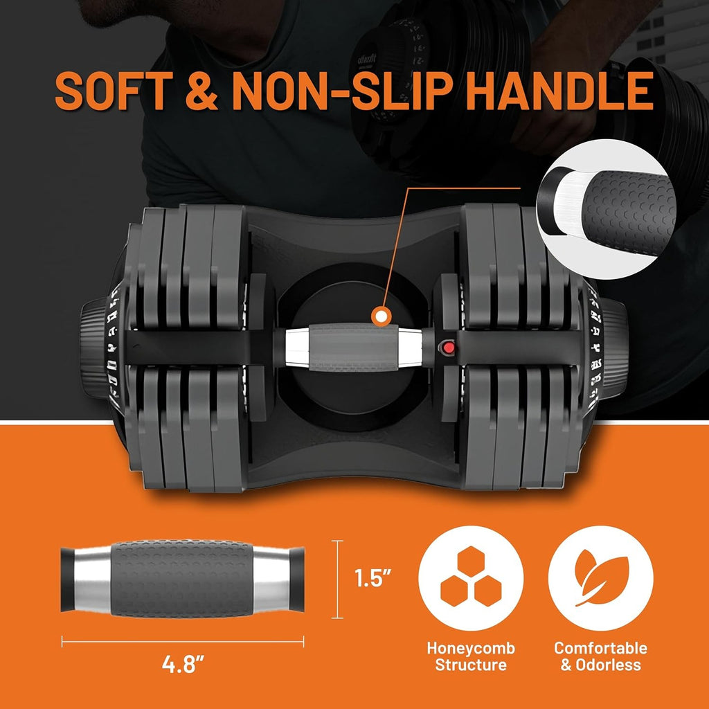 Quick Adjust Adjustable Dumbbells Set
