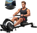 Adjustable 8-speed magnetic home rowing machine