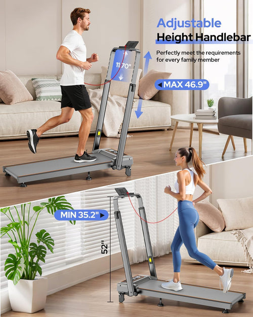 4 in 1 Incline Walking Pad Treadmill