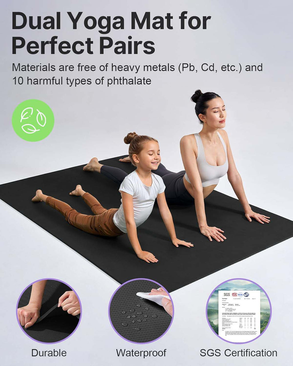 Extra Wide TPE Non Slip Large Yoga Mat