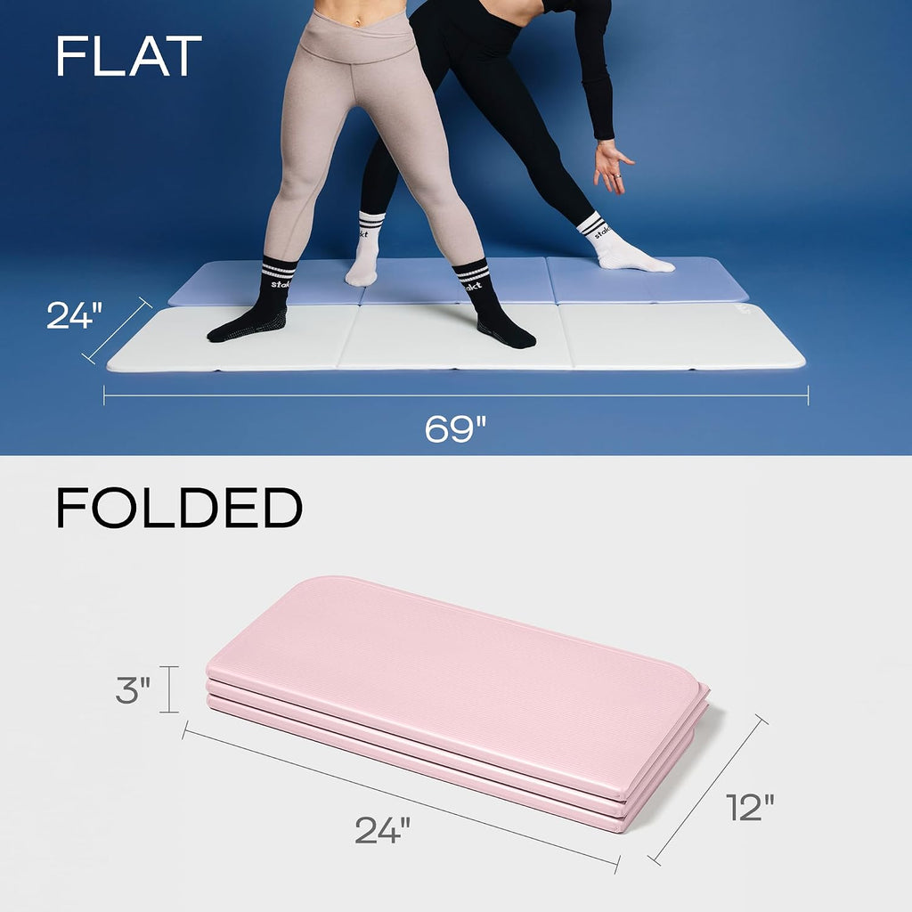 Foldable Non Slip Portable Home Yoga Mat