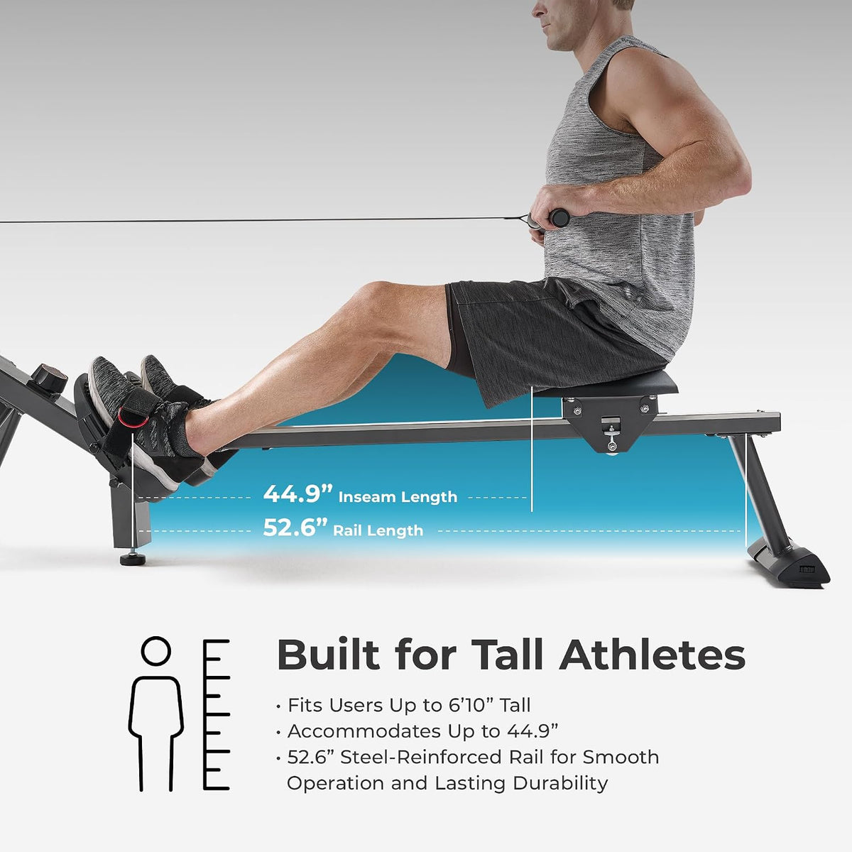 Vertical Storable Air Rowing Machine