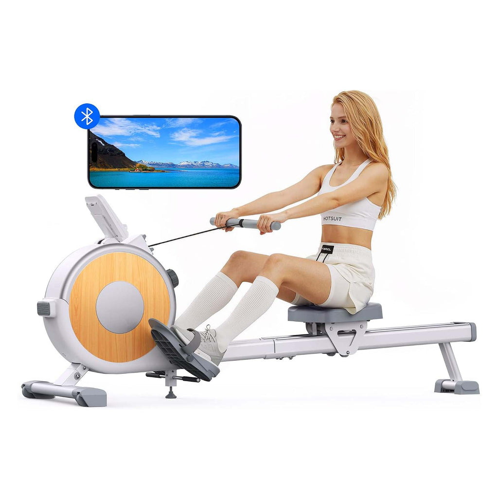Dual Rail Quiet Electromagnetic Home Rower