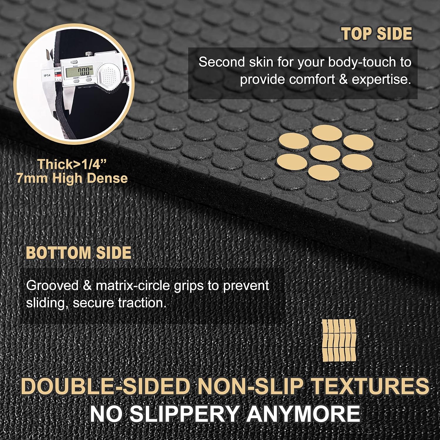 Wide Thick High Density Home Gym Floor Mat