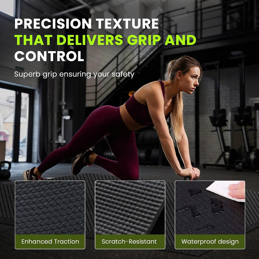 High Density Durable Shoe Friendly Workout Mat