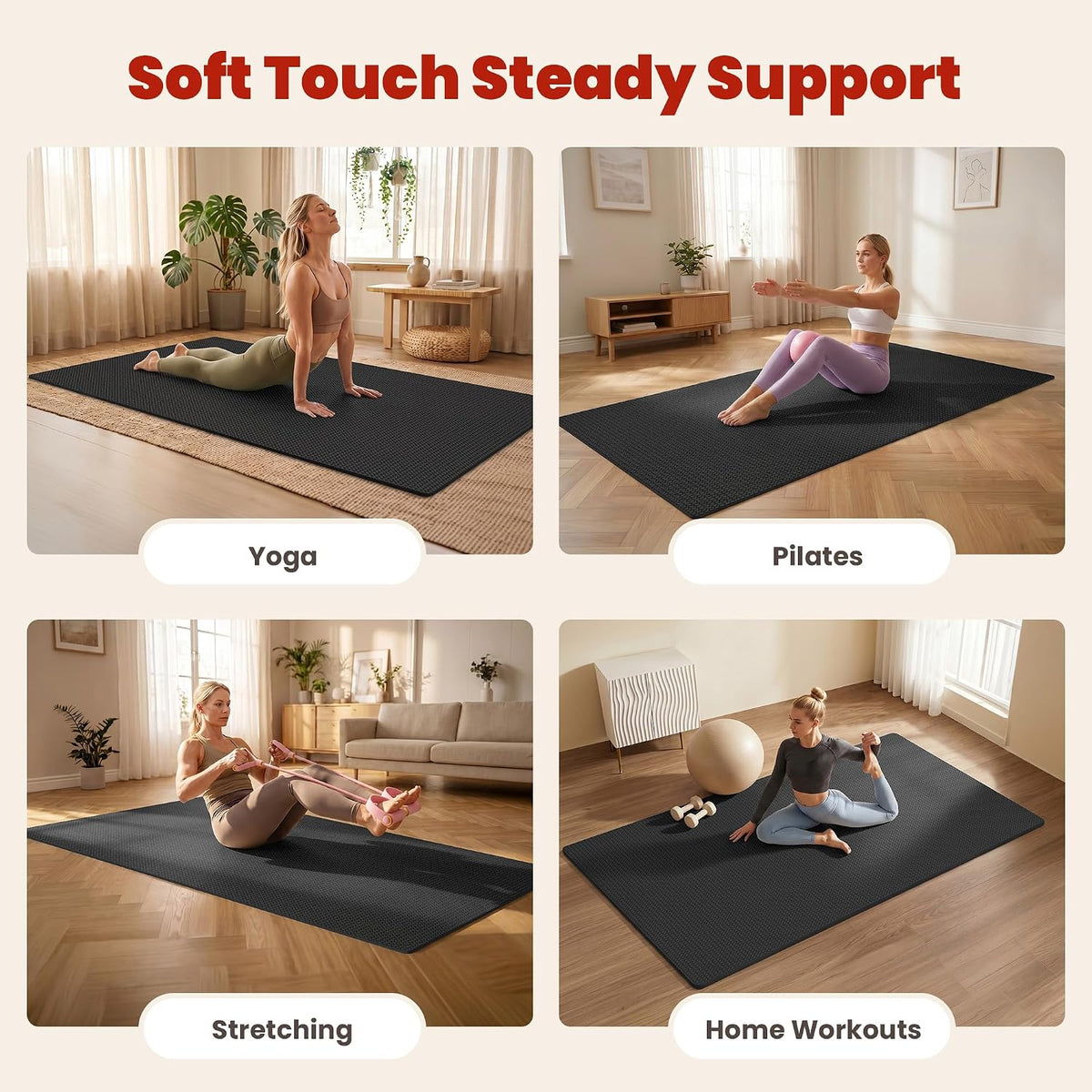Multi Size Heavy Duty Home Workout Mat