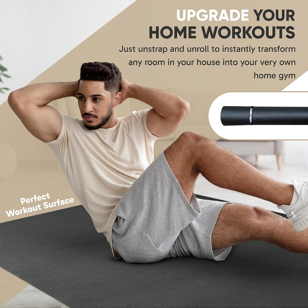 Durable Flat Mat Yoga Weight Lifting Workouts