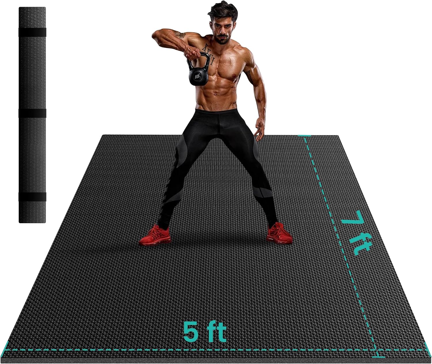 High Density Durable Shoe Friendly Workout Mat