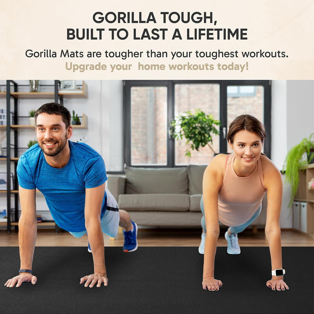 Durable Flat Mat Yoga Weight Lifting Workouts
