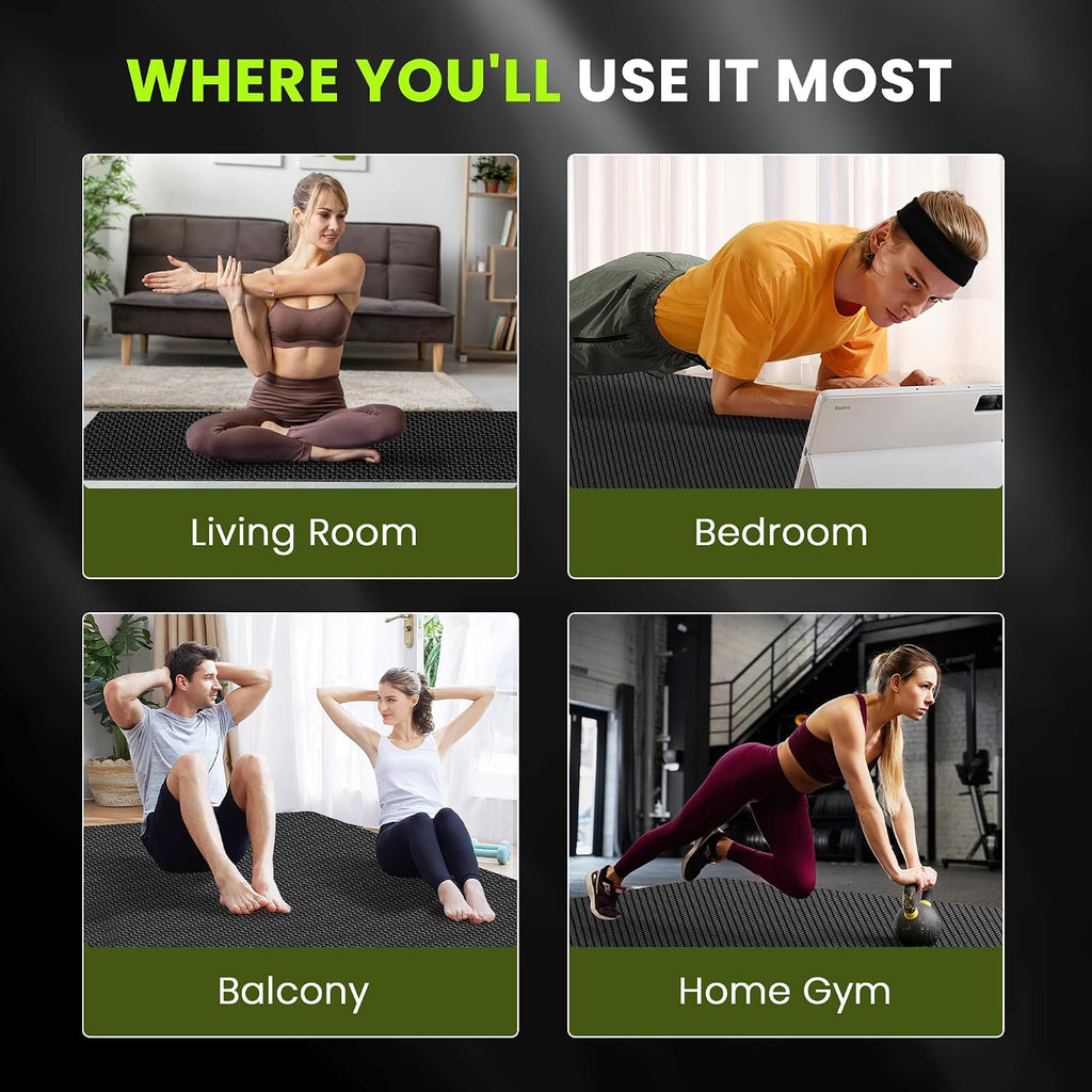 High Density Durable Shoe Friendly Workout Mat