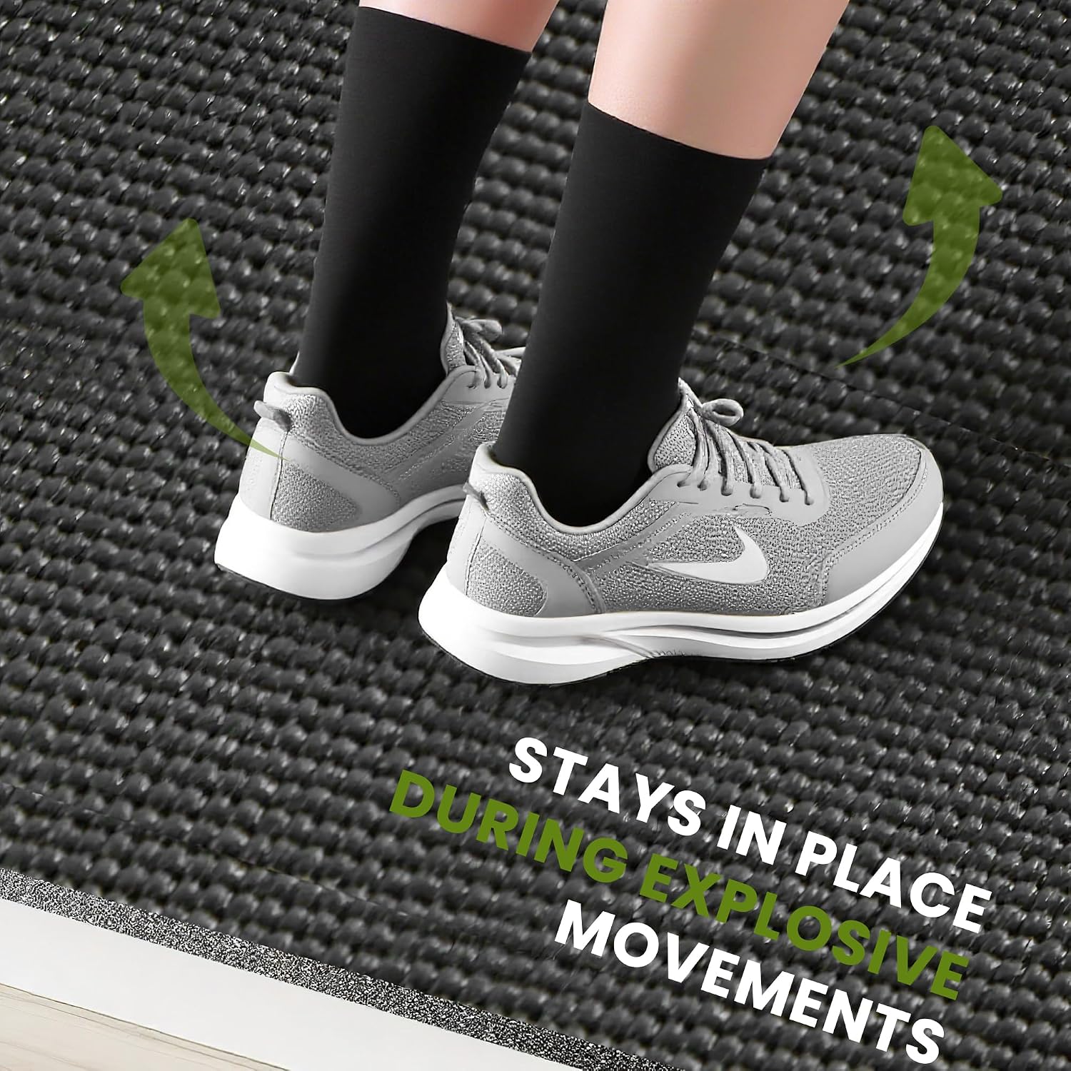 High Density Durable Shoe Friendly Workout Mat