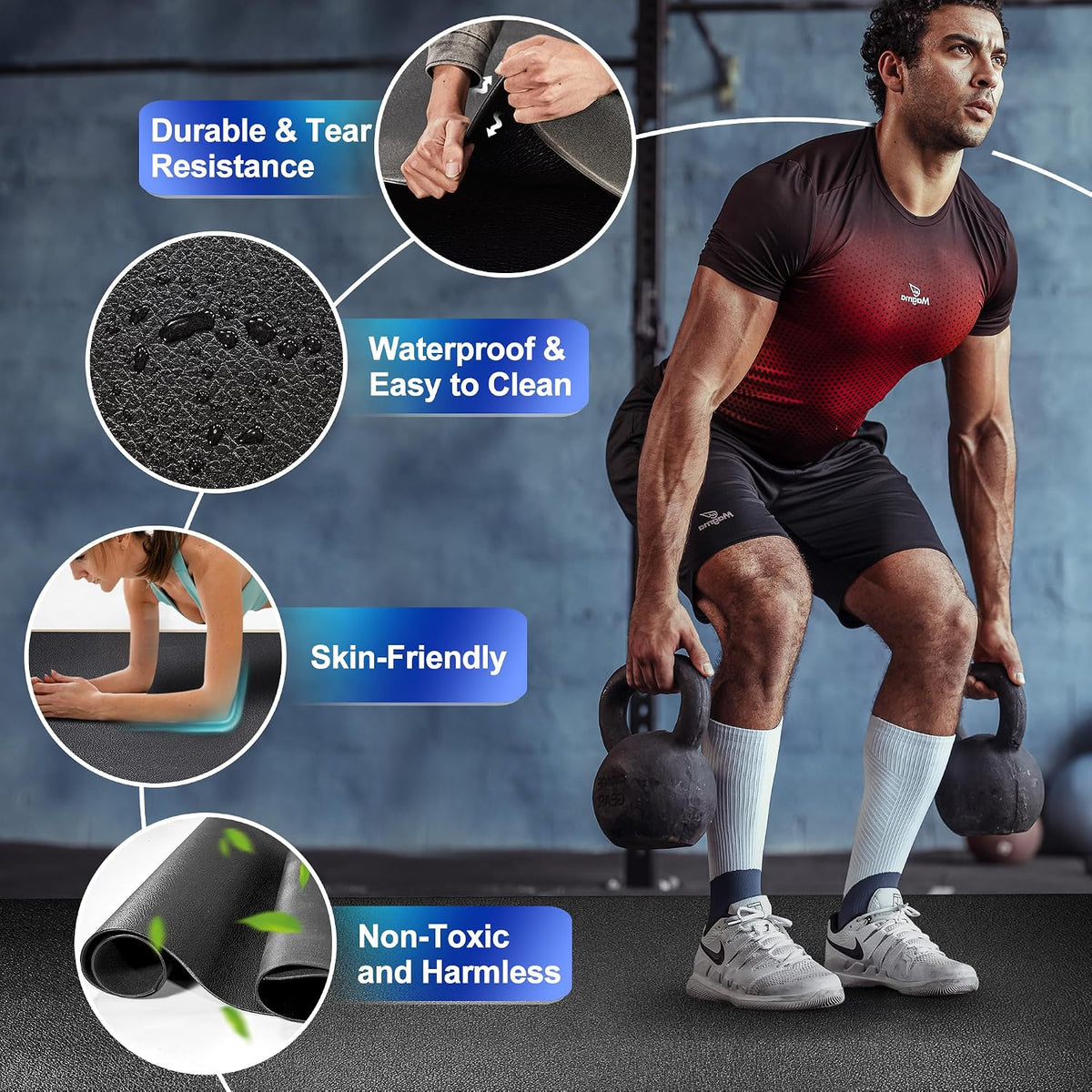 High Density Mat For Jump Rope Weight Training