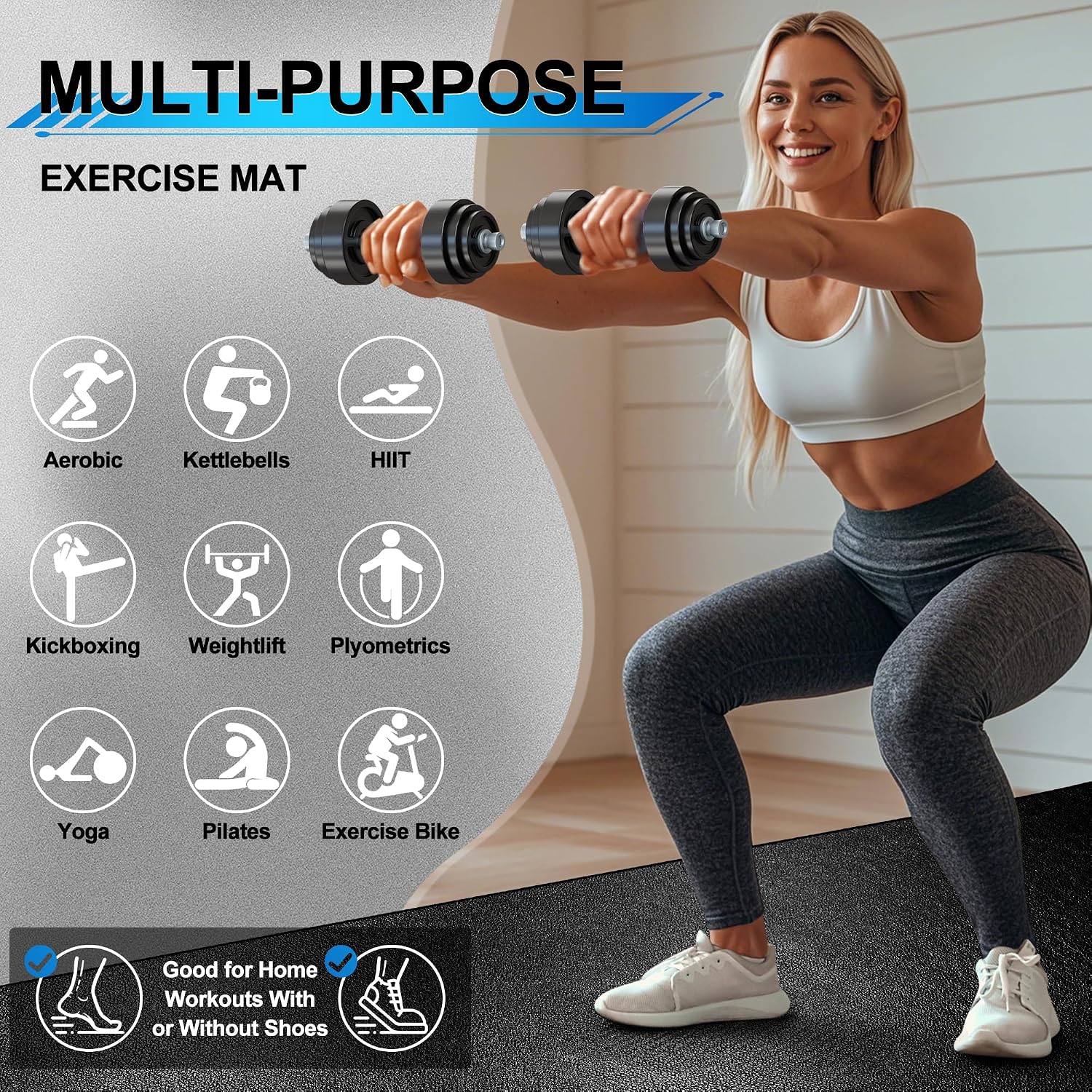 High Density Mat For Jump Rope Weight Training