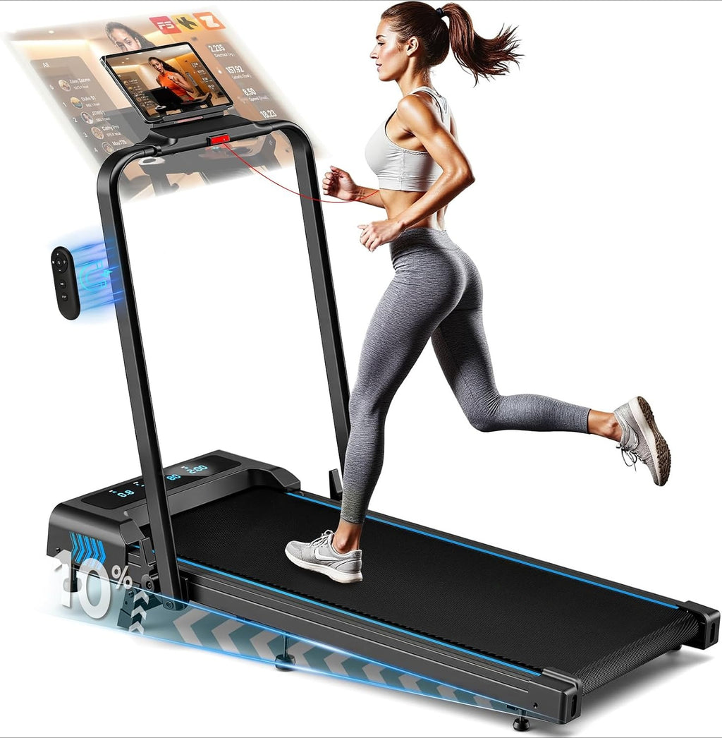 5 in 1 Incline Foldable Home Treadmill