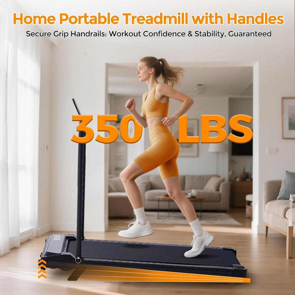 Incline Foldable Under Desk Walking Treadmill