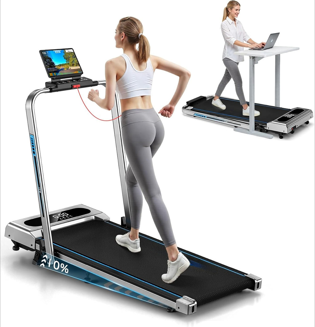 5 in 1 Incline Foldable Home Treadmill