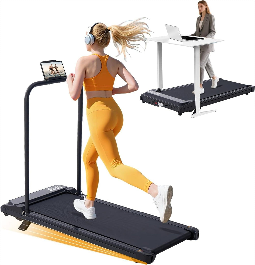 Incline Foldable Under Desk Walking Treadmill