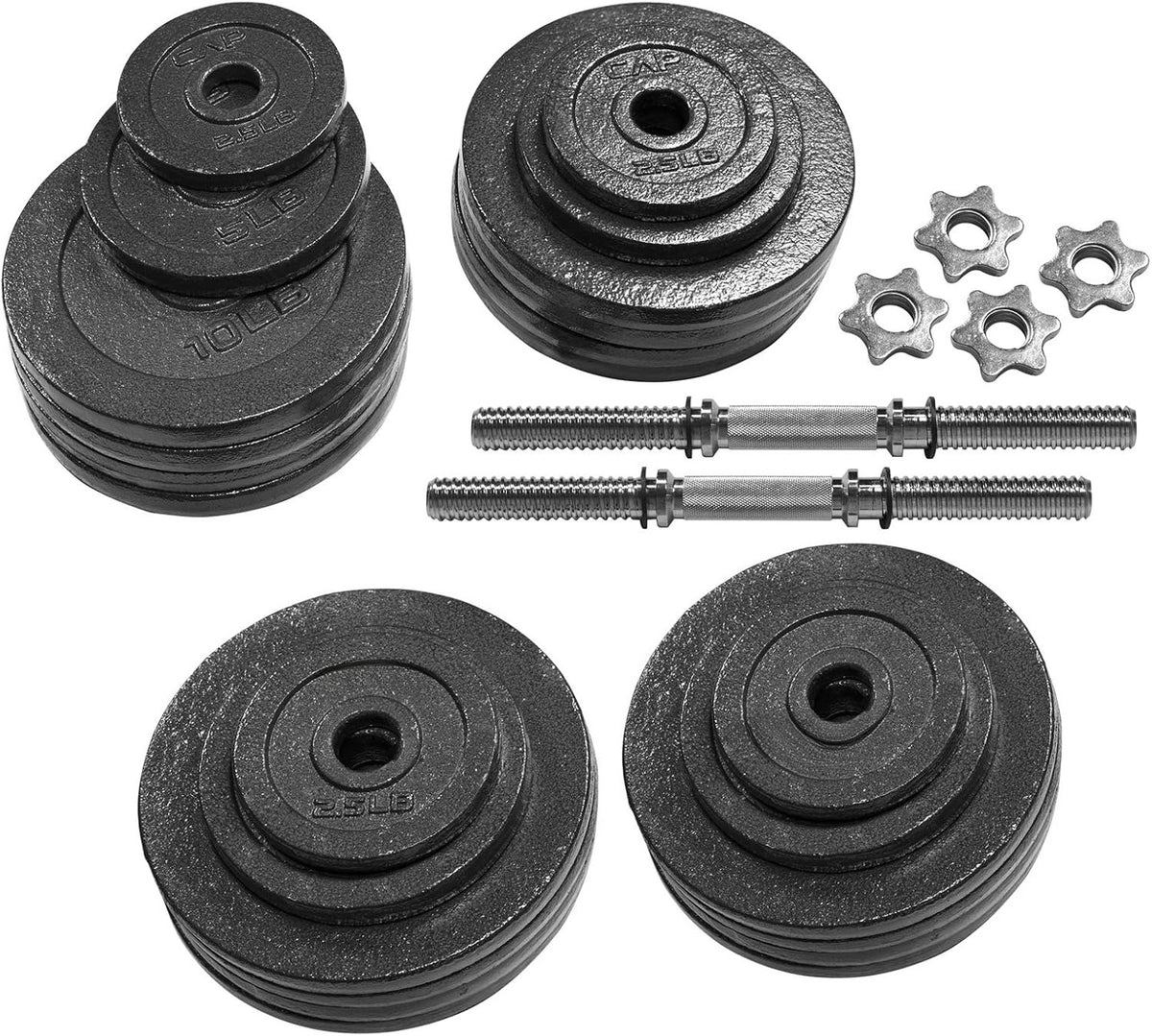 Adjustable Barbell Dumbbell Weight Set